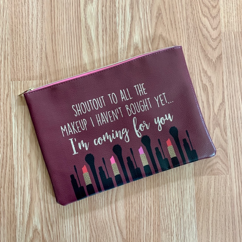 Large Makeup Pouch with Zipper